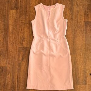 J. Crew Factory Light Pink Sleeveless Midi Dress